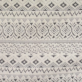 Black Bands Jacquard, Poly-Viscose
