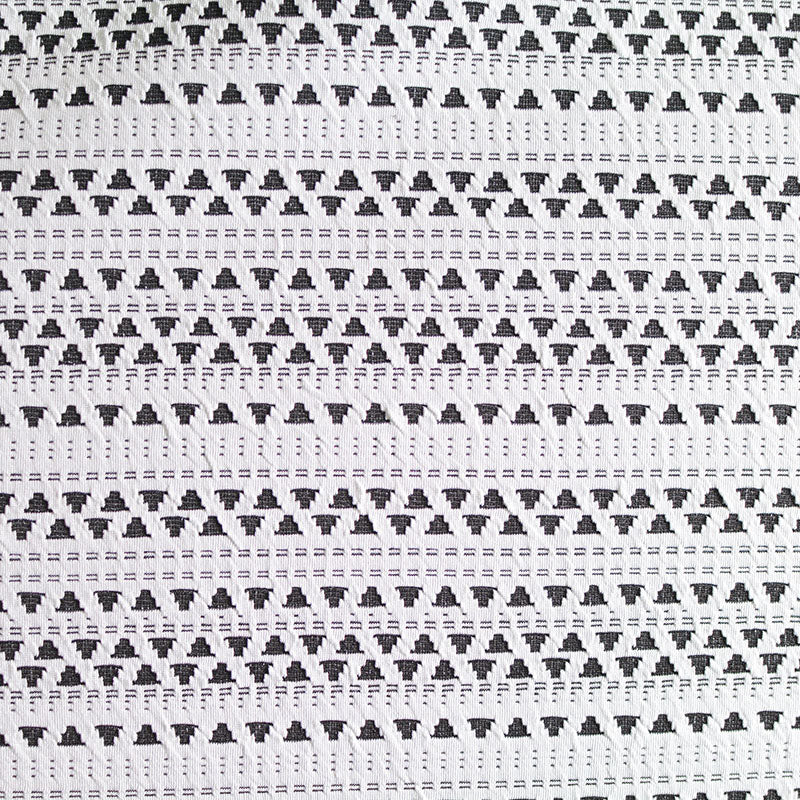 Black Lines Jacquard, Viscose-Poly, 330 gsm