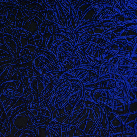 100% Cotton Poplin Fabric, 206 gsm, 160 cm — Navy