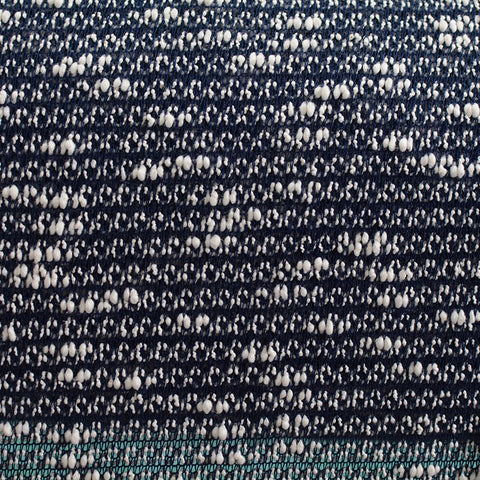 Navy Marl Chunky Knit, Poly-Cotton, 256 gsm