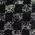 Black Squares Jacquard, Viscose