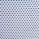 Jacquard Polyester Cotton Knit Fabric, 137 gsm, 150 cm — White