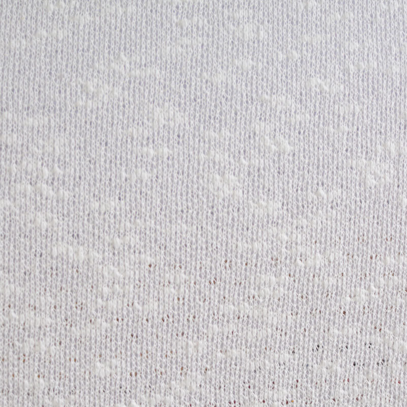Cotton Viscose Knit Fabric, 140 gsm, 150 cm — White