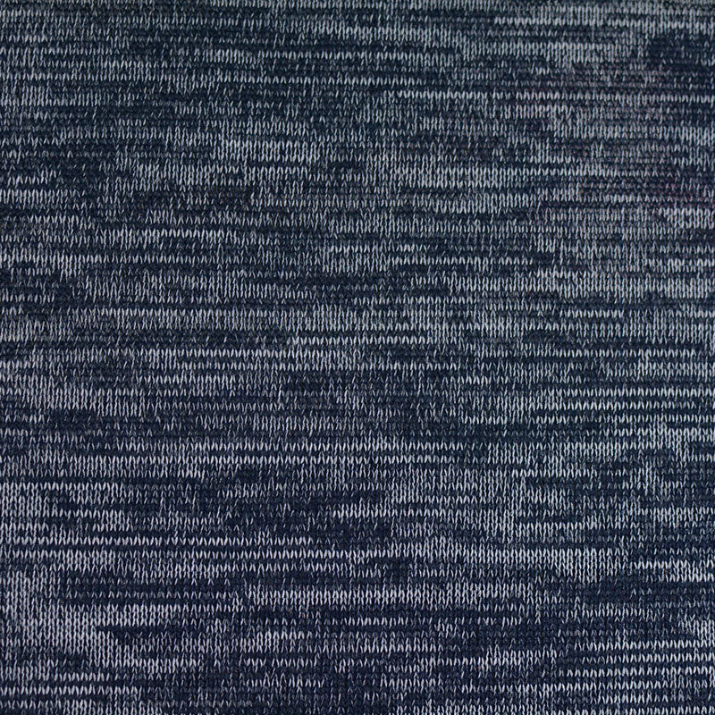 Navy Marl Knit, Poly-Viscose