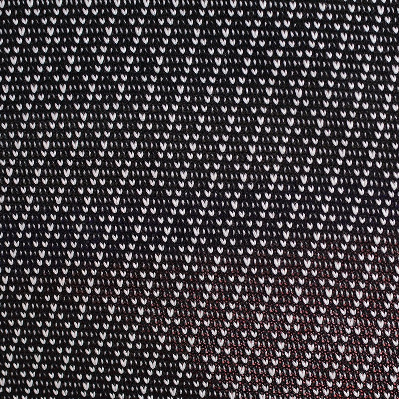 White Chevron Chunky Knit, Polyester