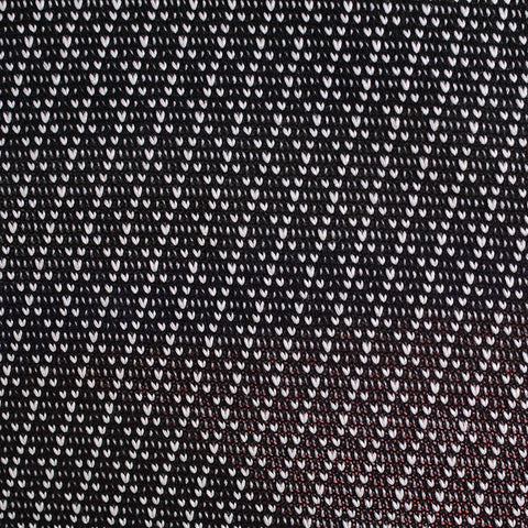 White Chevron Chunky Knit, Polyester