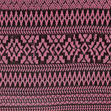Pink Geometric-Diamond Jacquard, Poly-Metallic — texture