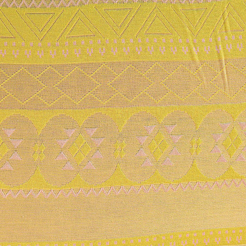 Jacquard Polyester Stretch Jersey Knit Fabric, 160 gsm, 155 cm — Orange