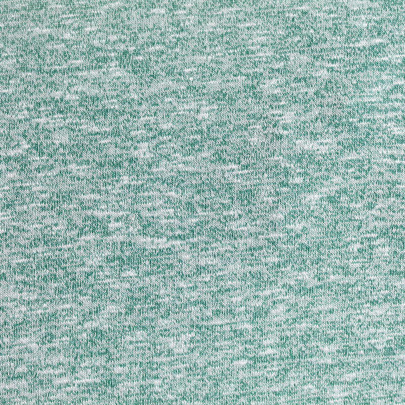 Green Marl Chunky Knit, Viscose-Poly, 160 gsm