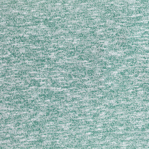 Green Marl Chunky Knit, Viscose-Poly, 160 gsm