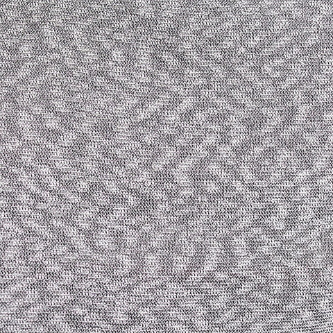 Jacquard Cotton Polyester Knit Fabric, 260 gsm, 160 cm — Grey
