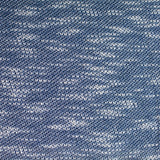 Blue Marl French Terry, Poly-Cotton