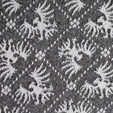 White Leaf Chunky Knit, Polyester — texture