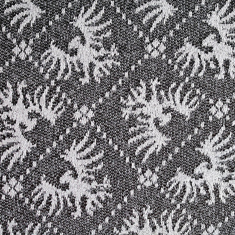 White Leaf Chunky Knit, Polyester