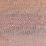 Peach Horizontal-Stripe Chunky Knit, Viscose-Poly — texture