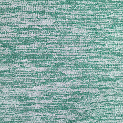 Green Marl Chunky Knit, Viscose-Poly, 210 gsm
