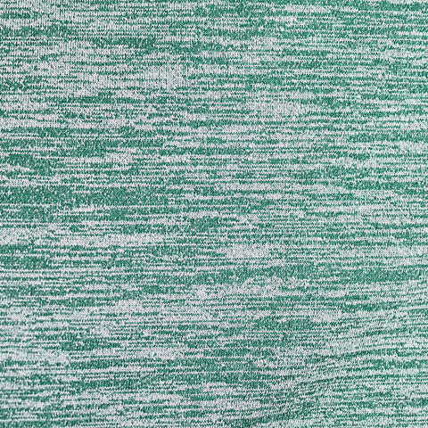 Green Marl Chunky Knit, Viscose-Poly, 210 gsm