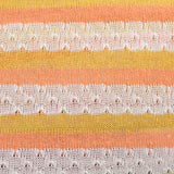 Yellow Stripes Knit, Poly-Cotton