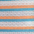 Polyester Cotton Blend Stretch Chunky Knit Fabric, 260 gsm, 160 cm — Orange