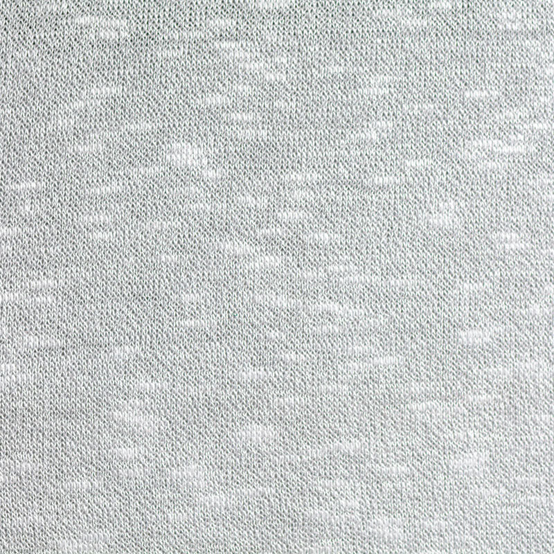 Light Grey Marl Jersey Knit, Polyester, 143 gsm