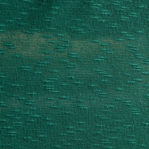 Jacquard Polyester Stretch Knit Fabric, 215 gsm, 150 cm — Green