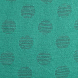 Green Circles Jacquard, Poly-Viscose
