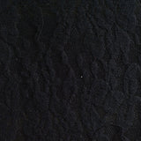 Black Tone-on-Tone Jacquard, Poly-Cotton
