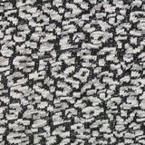 Black Abstract-Animal Print Chunky Knit, Poly-Cotton