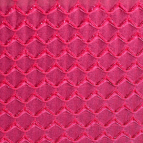 Pink Tone-on-Tone Jacquard, Poly-Linen