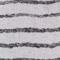 Dark Grey Horizontal-Stripe Chunky Knit, Viscose-Poly