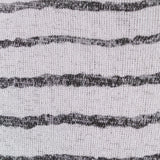 Dark Grey Horizontal-Stripe Chunky Knit, Viscose-Poly