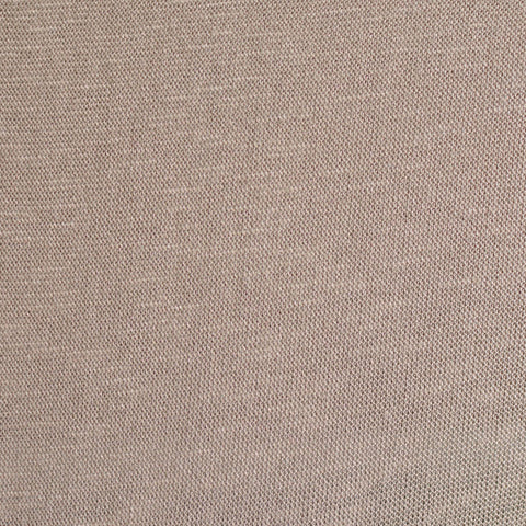 Viscose Polyester Stretch Rib Knit Fabric, 128 gsm, 145 cm — Beige