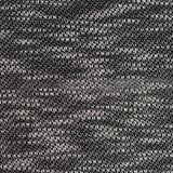 Black Marl French Terry, Cotton-Poly