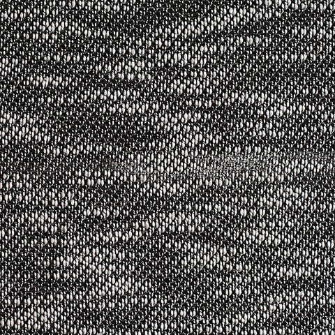 Black Marl French Terry, Cotton-Poly, 199 gsm