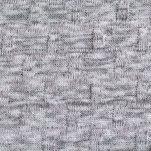 Grey Marl Chunky Knit, Cotton-Viscose