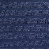 Navy Horizontal-Stripe Jacquard, Cotton