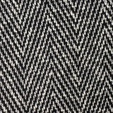 Black Chevron Chunky Knit, Poly-Cotton — texture