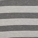 Black Horizontal-Stripe Jacquard, Viscose — texture