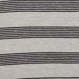 Black Horizontal-Stripe Jacquard, Viscose