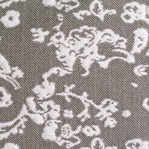 White Abstract Jacquard, Polyester