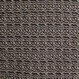 Black Geometric Jacquard, Polyester