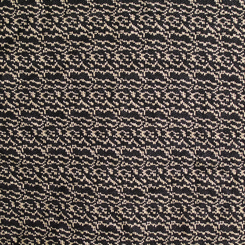 Black Geometric Jacquard, Polyester, 280 gsm