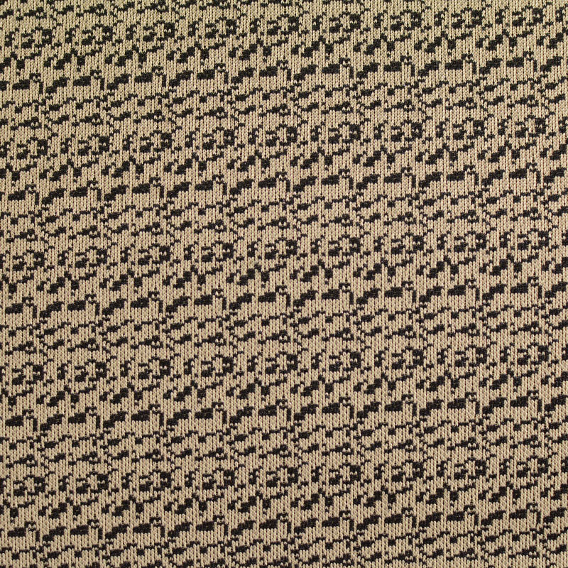 Black Abstract Jacquard, Polyester, 250 gsm
