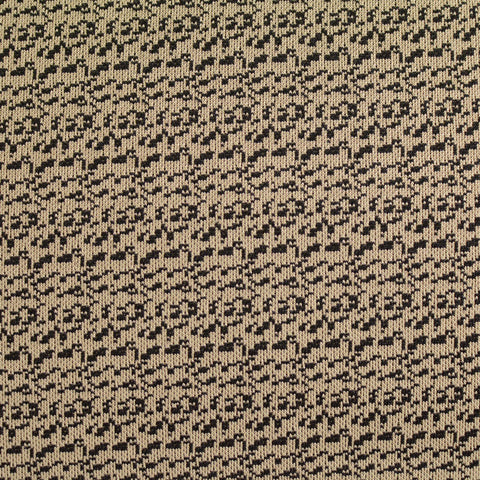 Black Abstract Jacquard, Polyester, 250 gsm