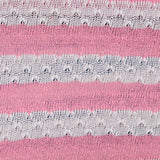 Polyester Cotton Blend Stretch Chunky Knit Fabric, 260 gsm, 160 cm — Pink