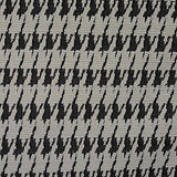 Black Houndstooth Jacquard, Viscose-Poly — texture