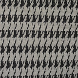 Black Houndstooth Jacquard, Viscose-Poly