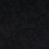 Black Ornate-Scroll Jacquard, Polyester