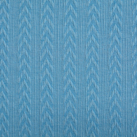 Blue Tone-on-Tone Chevron Jersey Knit, Polyester