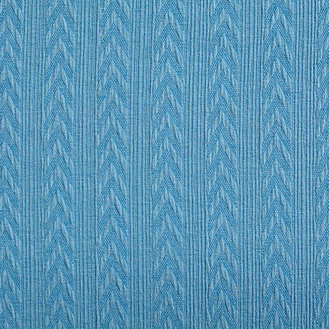 Blue Tone-on-Tone Chevron Jersey Knit, Polyester